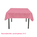 Nappe Carré 100% Polyester - Mes Jolies Tables