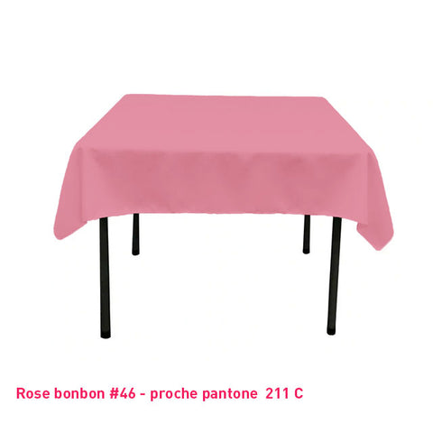 Nappe Carré 100% Polyester - Mes Jolies Tables