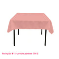 Nappe Carré 100% Polyester - Mes Jolies Tables