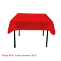 Nappe Carré 100% Polyester - Mes Jolies Tables