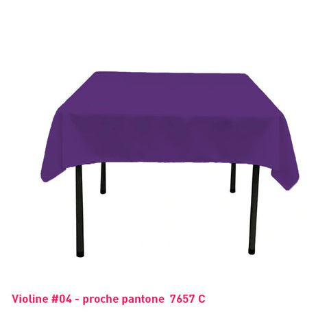 Nappe Carré 100% Polyester - Mes Jolies Tables