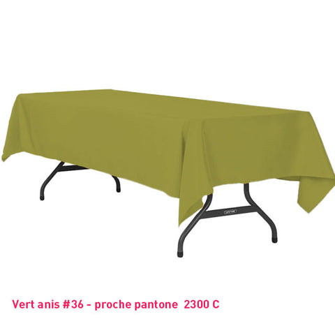 Nappe Rectangulaire 100% Polyester - Mes Jolies Tables