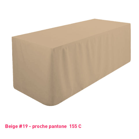Nappe Tombante Simple pour Table Rectangulaire - Mes Jolies Tables