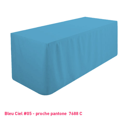 Nappe Tombante Simple pour Table Rectangulaire - Mes Jolies Tables