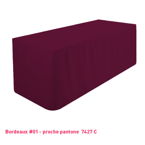 Nappe Tombante Simple pour Table Rectangulaire - Mes Jolies Tables