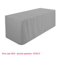 Nappe Tombante Simple pour Table Rectangulaire - Mes Jolies Tables