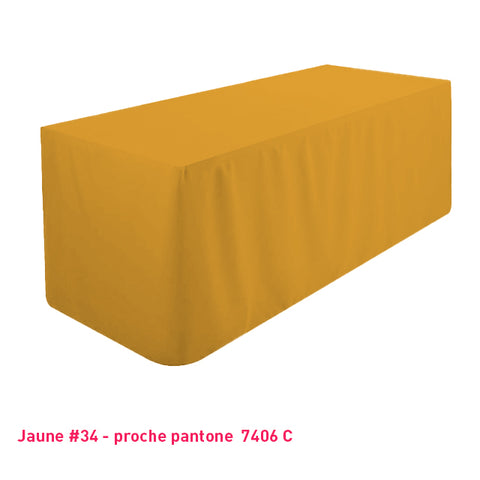 Nappe Tombante Simple pour Table Rectangulaire - Mes Jolies Tables