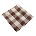 Serviette Vichy chocolat