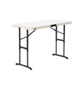 Table Lifetime 122x61cm, Pieds Pliants, Hauteur Réglable - Mes Jolies Tables