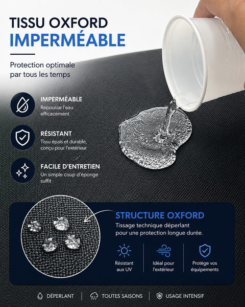 tissu imperméable pour housse de stèle publicitaire